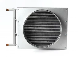 Канальный нагреватель-калорифер NWPk 200/2 водяной круглый Неватом