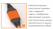 Нагревательный кабель Теплолюкс ProfiRoll 25,0 м/450 Вт
