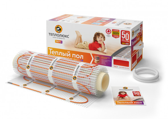 Нагревательный мат Теплолюкс Tropix МНН 640 Вт/4,0 кв.м
