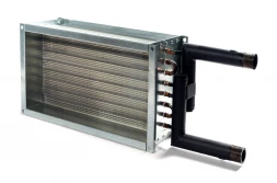 Канальный нагреватель-калорифер NWP-400-200/2-R водяной прямоугольный Неватом