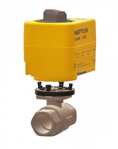 Шаровой кран с электроприводом Neptun Profi Click 18В 3/4"