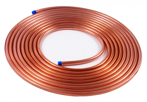 Медная труба 1/4 (6,35 мм, стенка 0,61), бухта 15м