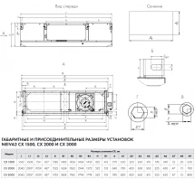 Приточно-вытяжная установка Neiva 2 CX-3000-E24,75-F5-OF-DZ-R